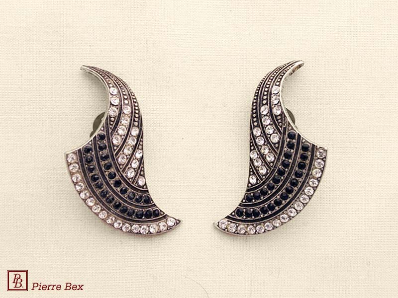 Pierre Bex Art-Deco earclips 45735-06