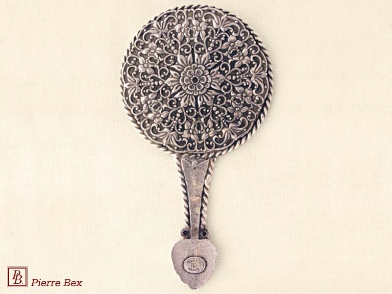 Pierre Bex Hand mirror with rhinestones 46339-00