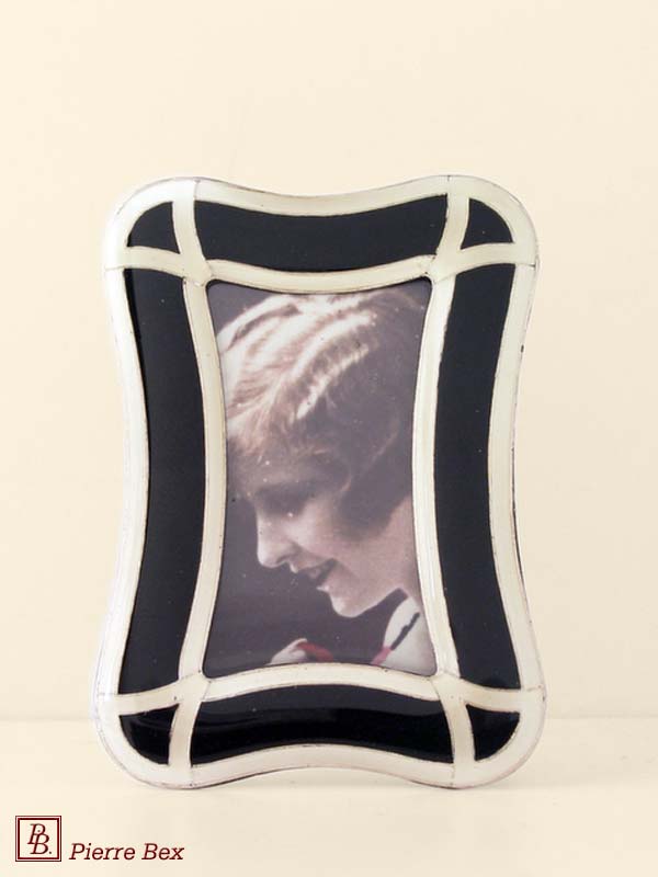 Pierre Bex Art-Deco enamel picture-frame 48439-12
