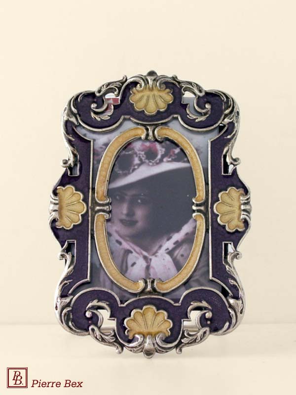 Pierre Bex Art-Deco enamel picture-frame 48439-15
