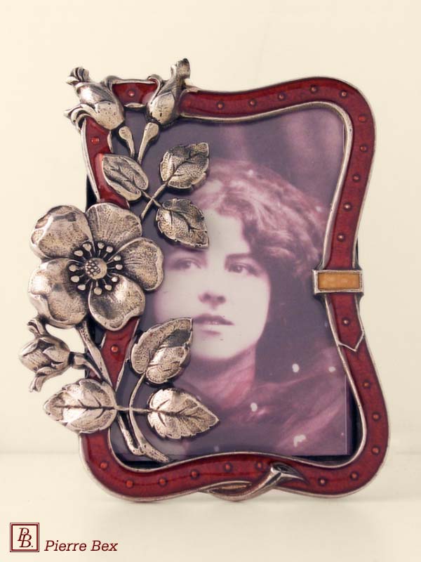 Pierre Bex Art-Deco enamel picture-frame 48439-17