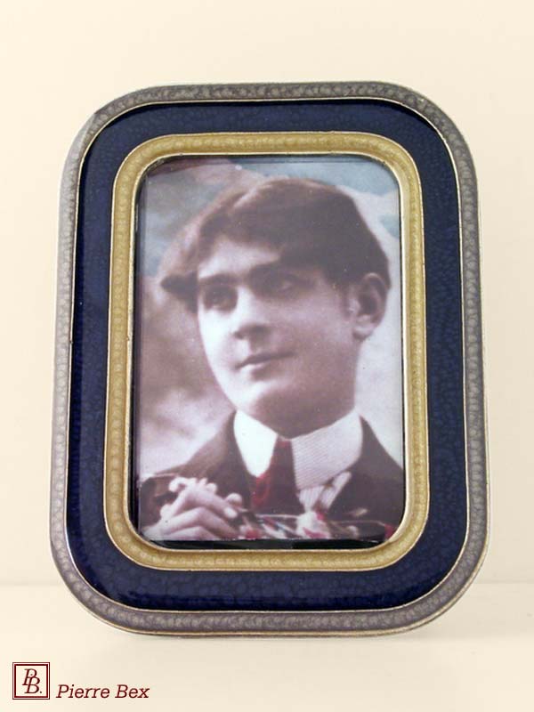 Pierre Bex Art-Deco enamel picture-frame 48439-18