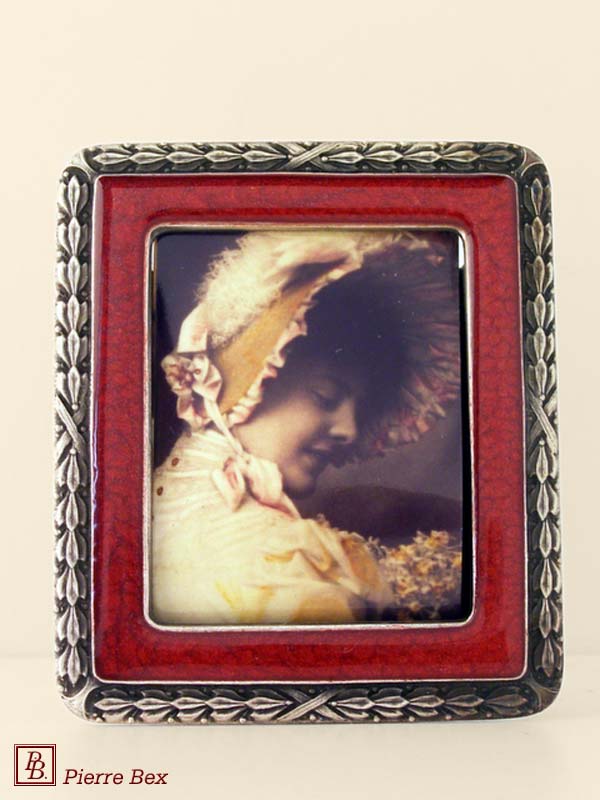 Pierre Bex Art-Deco enamel picture-frame 48439-25