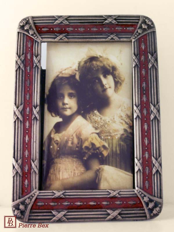 Pierre Bex Art-Deco enamel picture-frame 48439-29