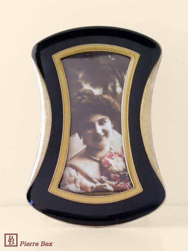 Pierre Bex Art-Deco enamel picture-frame 48439-37